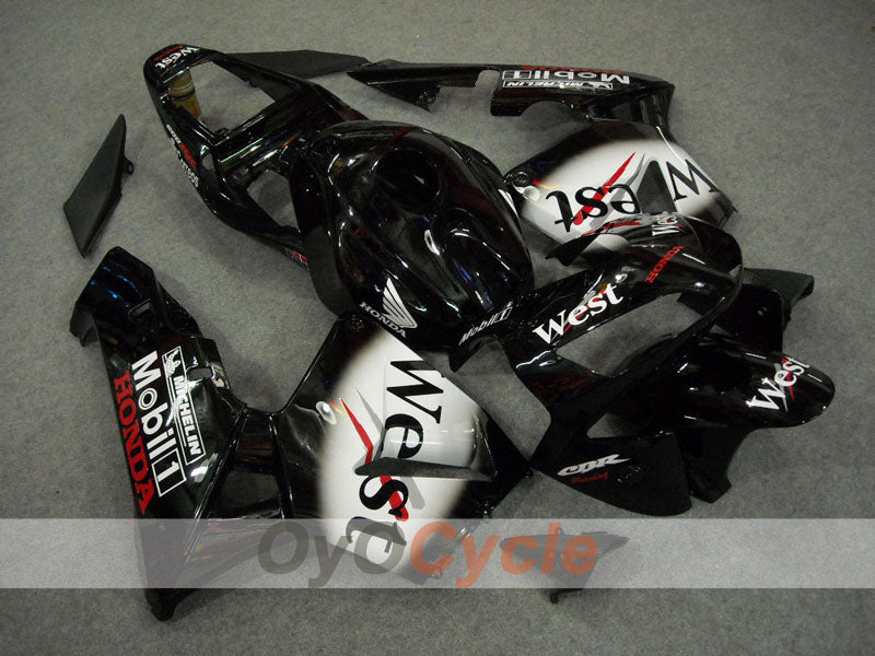 Einspritzverkleidungskit für CBR600RR 03-04 - Weiß, Schwarz - West #OYO87902557 Hauptbild