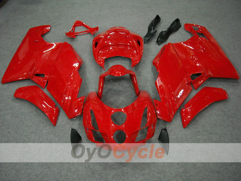 Verkleidungssatz für 03-04 Ducati 749 - Rot, Schwarz - Werksdesign #OYO87902116 Zweitbild