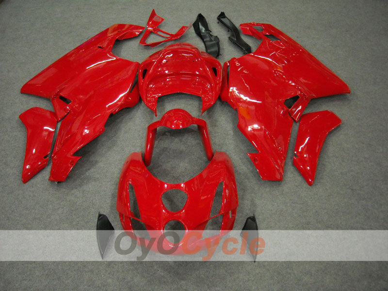 Verkleidungssatz für 03-04 Ducati 749 - Rot, Schwarz - Werksdesign #OYO87902116