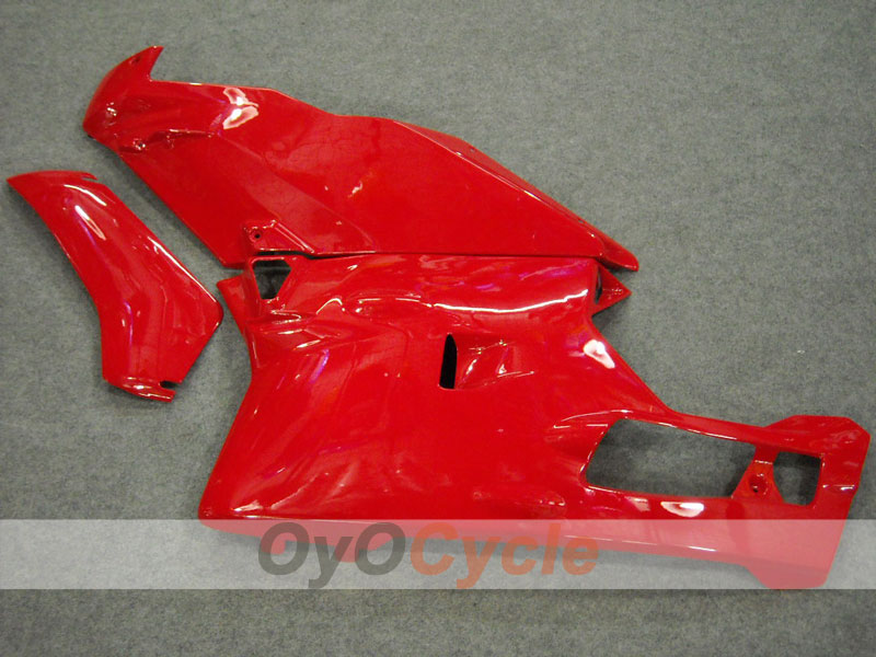 Verkleidungssatz für 03-04 Ducati 749 - Rot, Schwarz - Werksdesign #OYO87902116