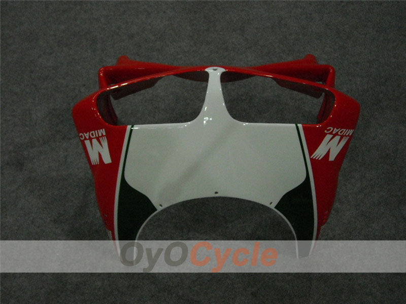 Einspritz-Verkleidungssatz für Ducati 998, Baujahr 02-04 - Rot, Weiß - INFO STRADA #OYO87902295