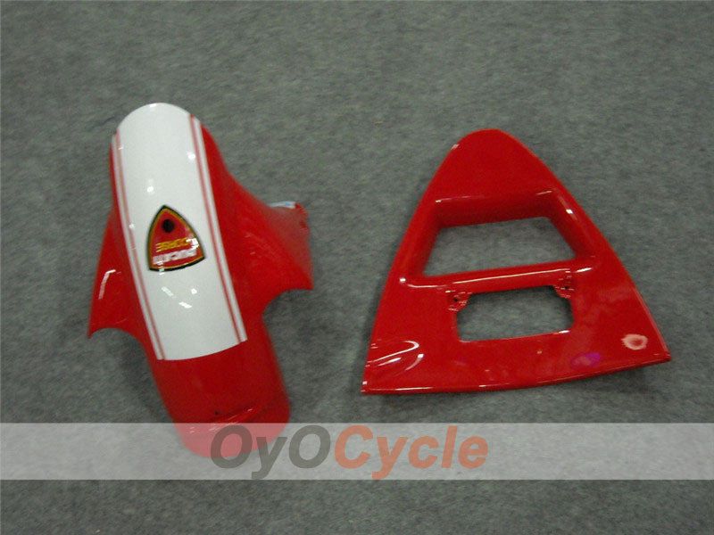Einspritz-Verkleidungssatz für Ducati 998, Baujahr 02-04 - Rot, Weiß - INFO STRADA #OYO87902295