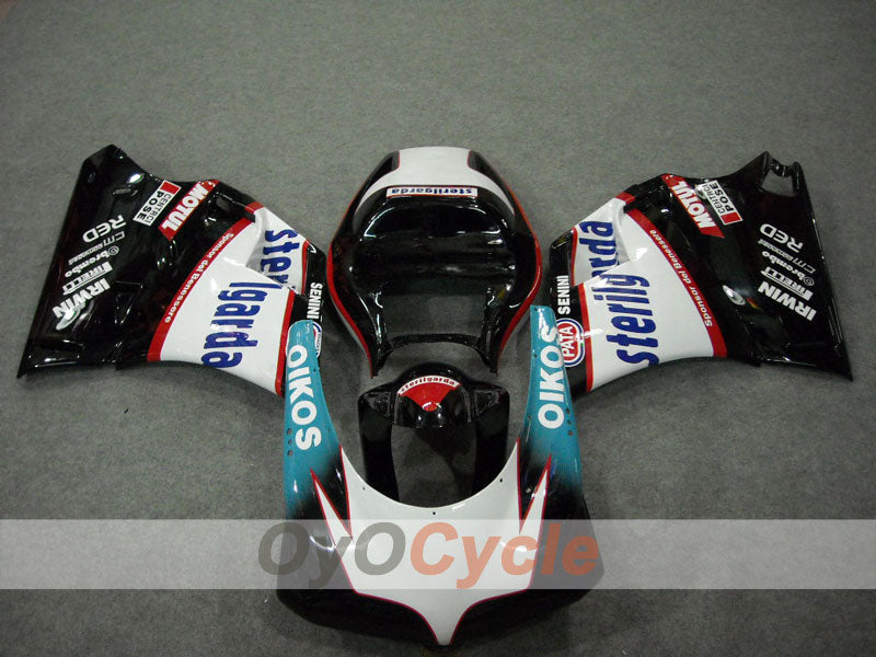 Einspritz-Verkleidungskit für Ducati 748 von 94-02 - Weiß, Schwarz - Sterilgarda #OYO87902077