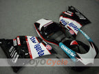 Verkleidungssatz für Einspritzermodelle der Ducati 998, 02-04 - Weiß, Schwarz - Sterilgarda #OYO87902307