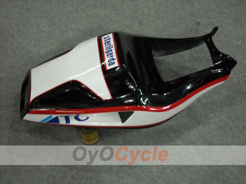 Einspritz-Verkleidungskit für Ducati 748 von 94-02 - Weiß, Schwarz - Sterilgarda #OYO87902077