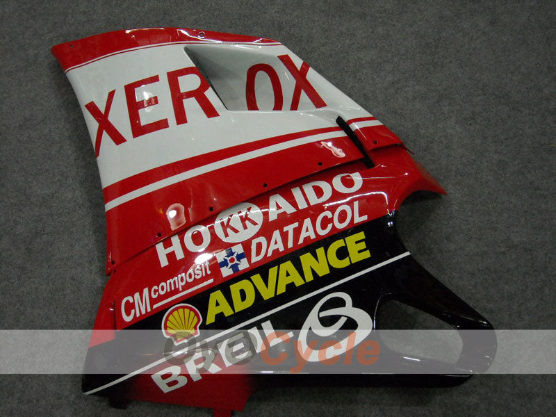 Einspritzverkleidungssatz für Ducati 996, Baujahre 99-02 - Rot, Weiß - Xerox #OYO87902236
