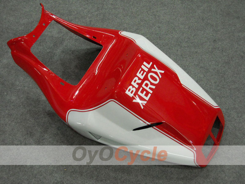 Einspritz-Verkleidungssatz für 94-02 Ducati 748 - Rot, Weiß - Xerox #OYO87902085