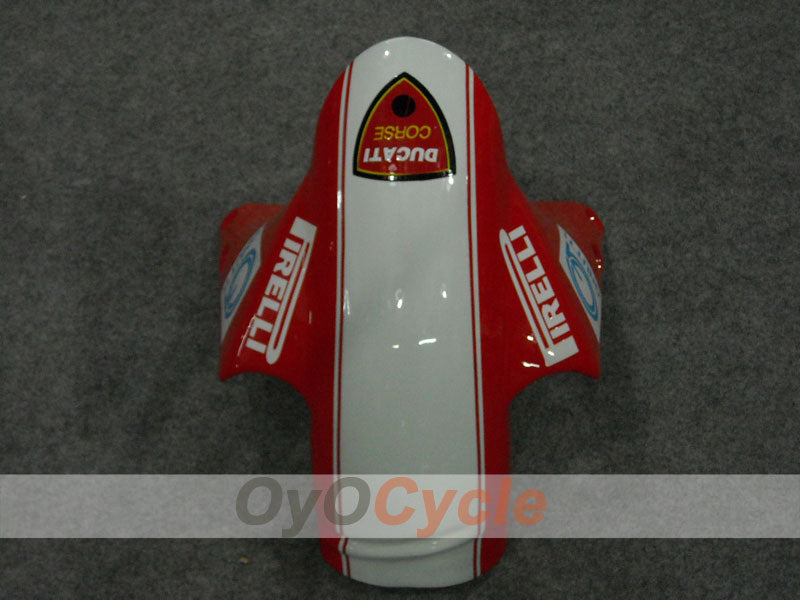 Einspritzverkleidungssatz für Ducati 996, Baujahre 99-02 - Rot, Weiß - Xerox #OYO87902236