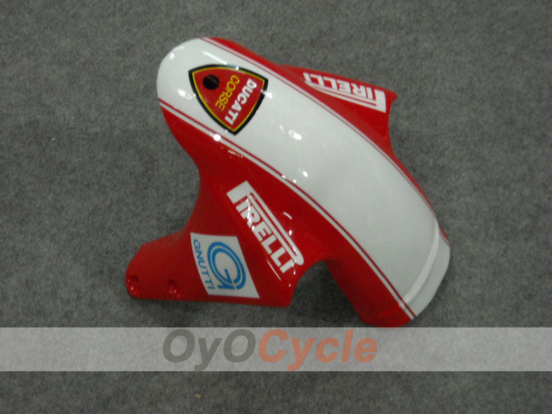 Einspritzverkleidungssatz für Ducati 996, Baujahre 99-02 - Rot, Weiß - Xerox #OYO87902236