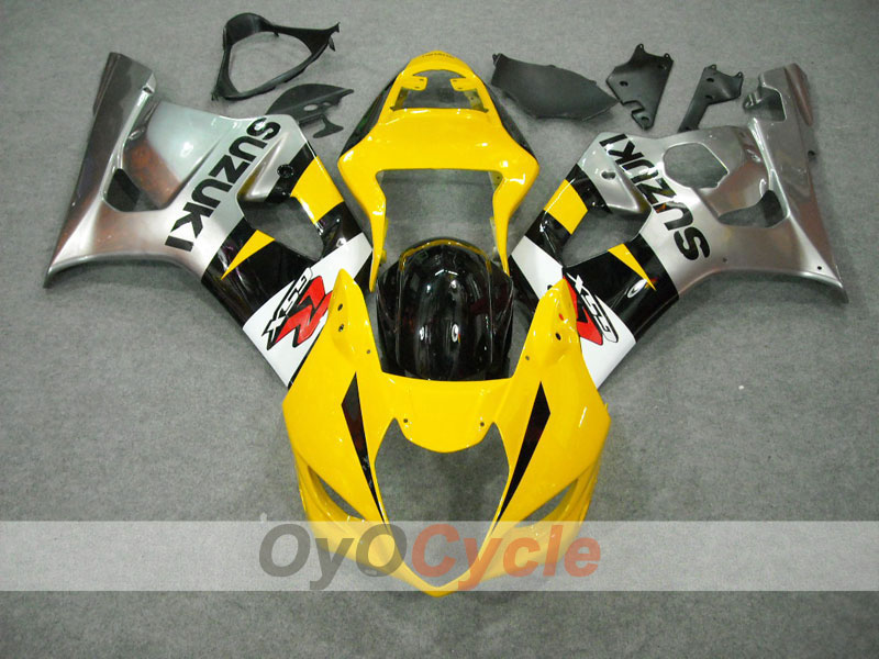 Einspritzverkleidungssatz für 04-05 GSXR600 - Gelb, Silber - Werksdesign #OYO87901209 Zweitbild