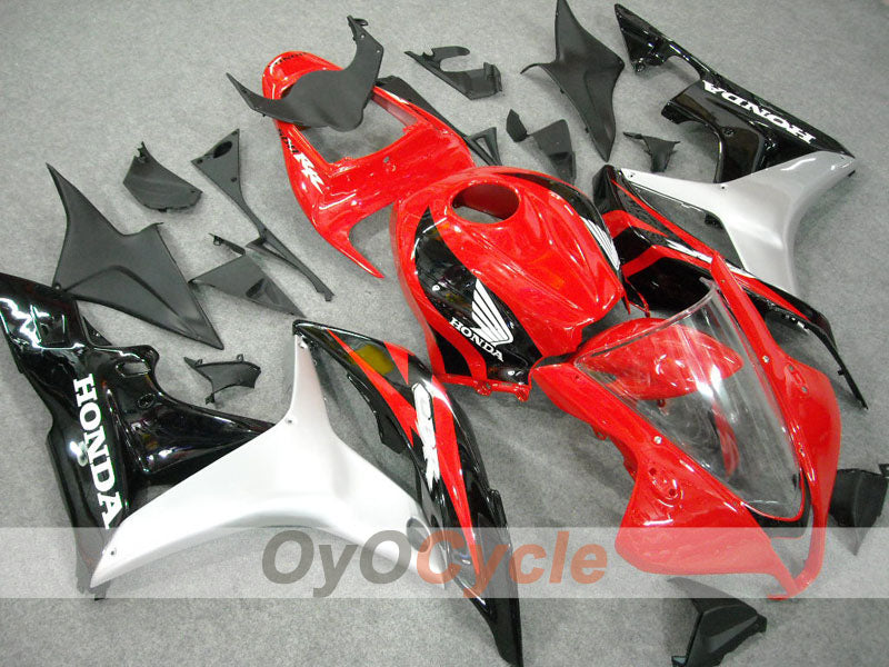 Verkleidungssatz für Einspritzanlage für CBR600RR 07-08 - Rot, Schwarz - Werksdesign #OYO87900387 Zweitbild