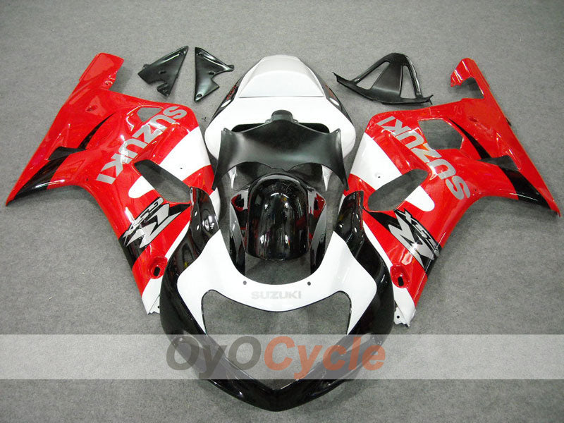 Einspritz-Verkleidungssatz für GSX R600 01-03 - Rot, Schwarz - Werksdesign #OYO87901075 Zweitbild
