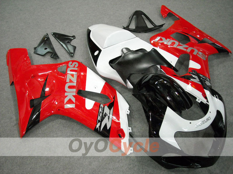 Einspritz-Verkleidungssatz für GSX R600 01-03 - Rot, Schwarz - Werksdesign #OYO87901075 Hauptbild