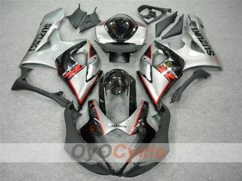 Einspritzverkleidungssatz für GSX R1000 05-06 - Schwarz, Silber - Werksstil #OYO87901994 Hauptbild