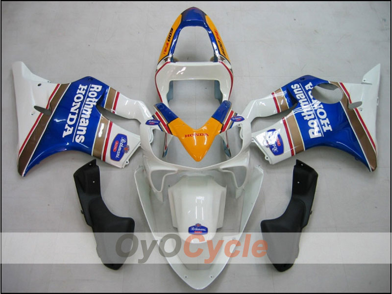 Verkleidungssatz für Einspritzmodelle 01-03 CBR600F4i - Blau, Weiß - Rothmans #OYO87900192 Hauptbild