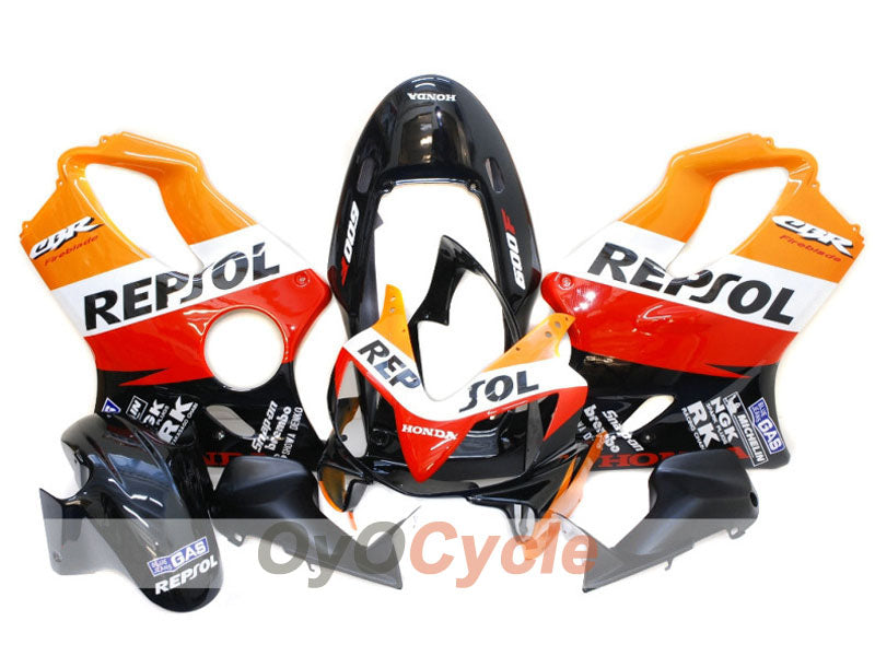 Verkleidungssatz für Einspritzmodelle 04-07 CBR600F4i - Gelb, Schwarz - MICHELIN, Repsol #OYO87900219 Hauptbild
