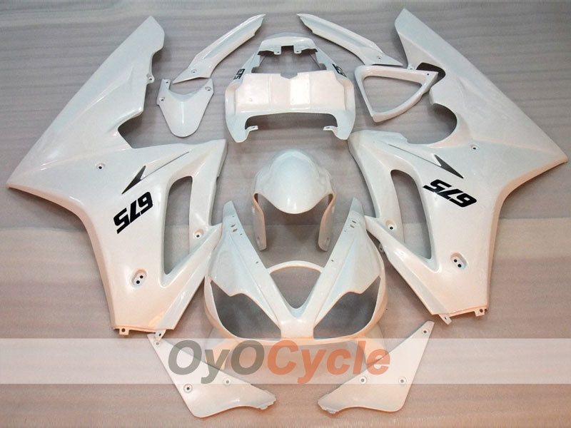Einspritzverkleidungssatz für Triumph Daytona 675 06-08 - Weiß - Werksdesign #OYO87903148
