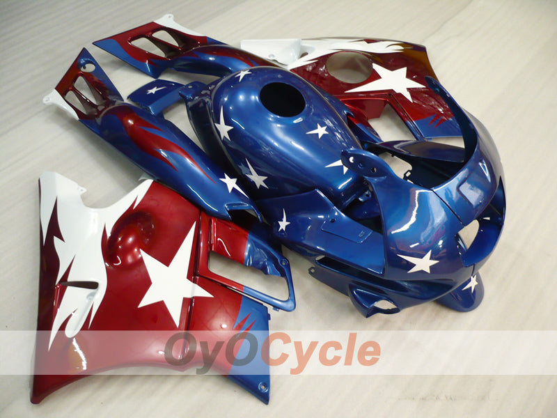 Verkleidungssatz für 91-94 Honda CBR600 F2 - Rot, Blau - Werksdesign #OYO87903072 Hauptbild