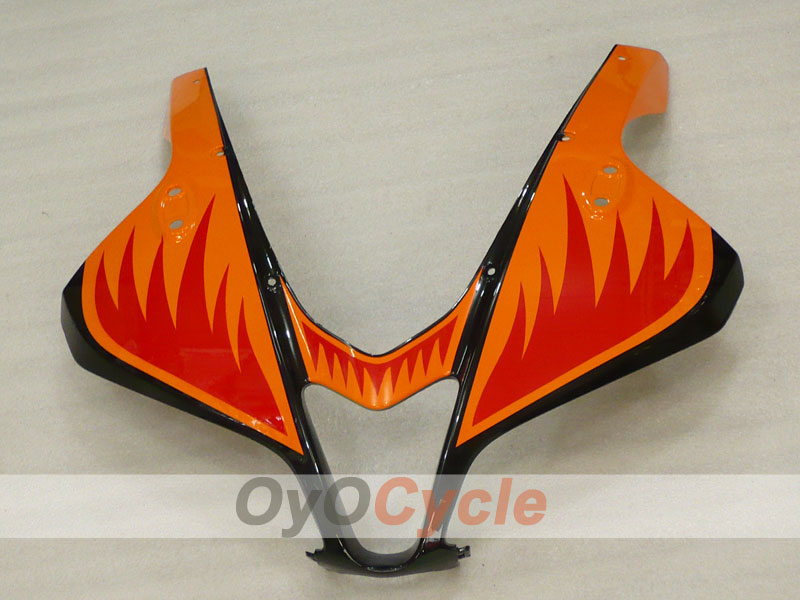 Einspritz-Verkleidungskit für CBR600RR 09-12 - Orange, Schwarz - Rossi #OYO87900461