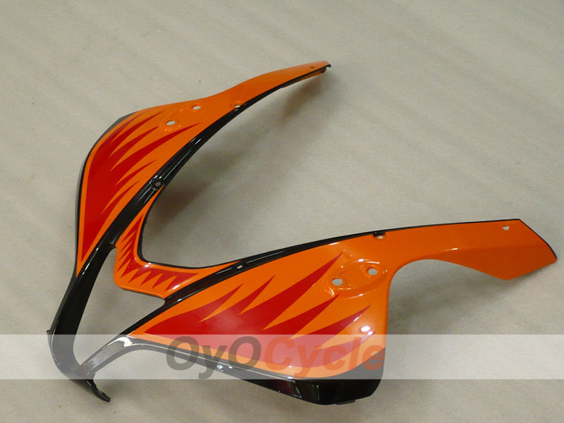 Einspritz-Verkleidungskit für CBR600RR 09-12 - Orange, Schwarz - Rossi #OYO87900461
