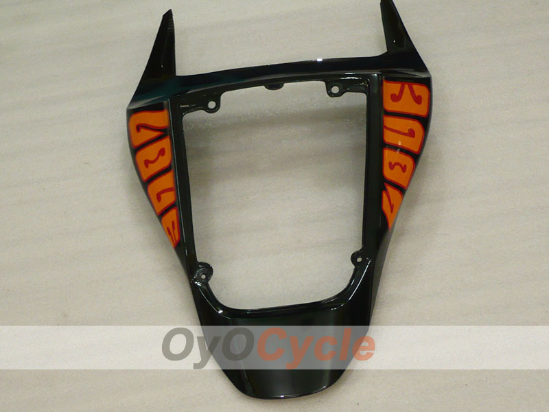 Einspritz-Verkleidungskit für CBR600RR 09-12 - Orange, Schwarz - Rossi #OYO87900461