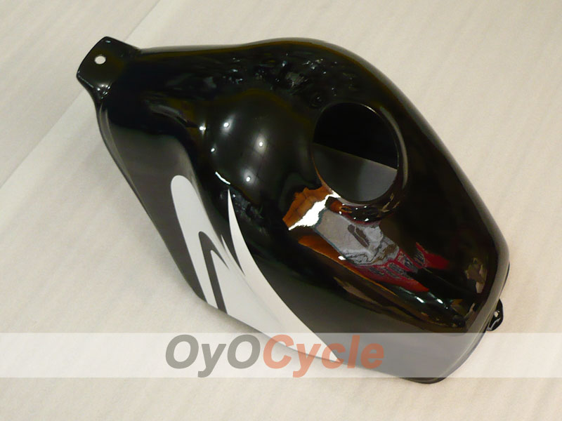 Verkleidungssatz für Einspritzermodelle der CBR600F3 97-98 - Weiß, Schwarz - Werksdesign #OYO87900058