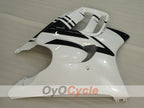 Verkleidungssatz für Einspritzermodelle der CBR600F3 97-98 - Weiß, Schwarz - Werksdesign #OYO87900058