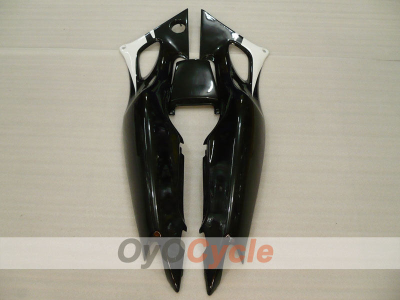 Verkleidungssatz für Einspritzermodelle der CBR600F3 97-98 - Weiß, Schwarz - Werksdesign #OYO87900058