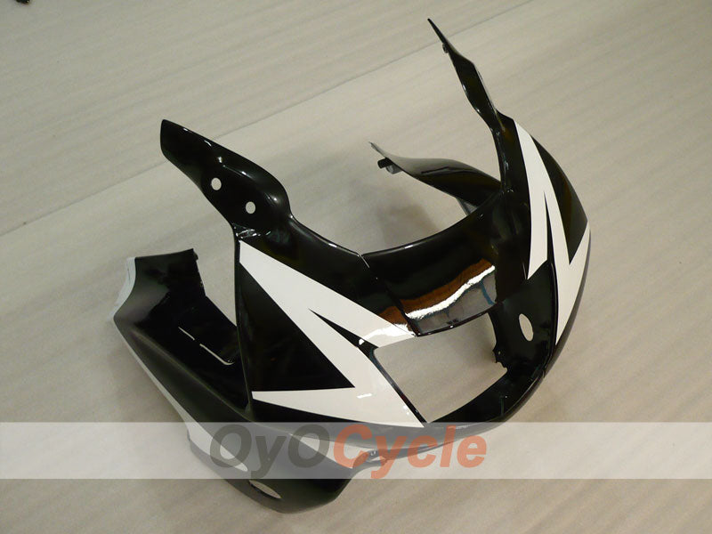 Verkleidungssatz für Einspritzermodelle der CBR600F3 97-98 - Weiß, Schwarz - Werksdesign #OYO87900058