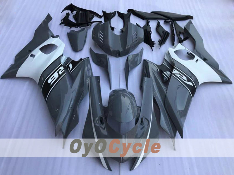 Verkleidungssatz für Einspritzmodelle der YZF-R6, 17-22 - Weiß, Grau - Werksstil #OYO87914661 Hauptbild