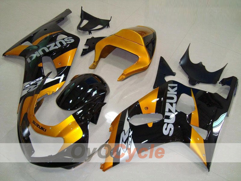 Spritzguss-Verkleidungssatz für 01-03 GSX R600 - Gelb, Schwarz - Werksstil #OYO87901088 Hauptbild