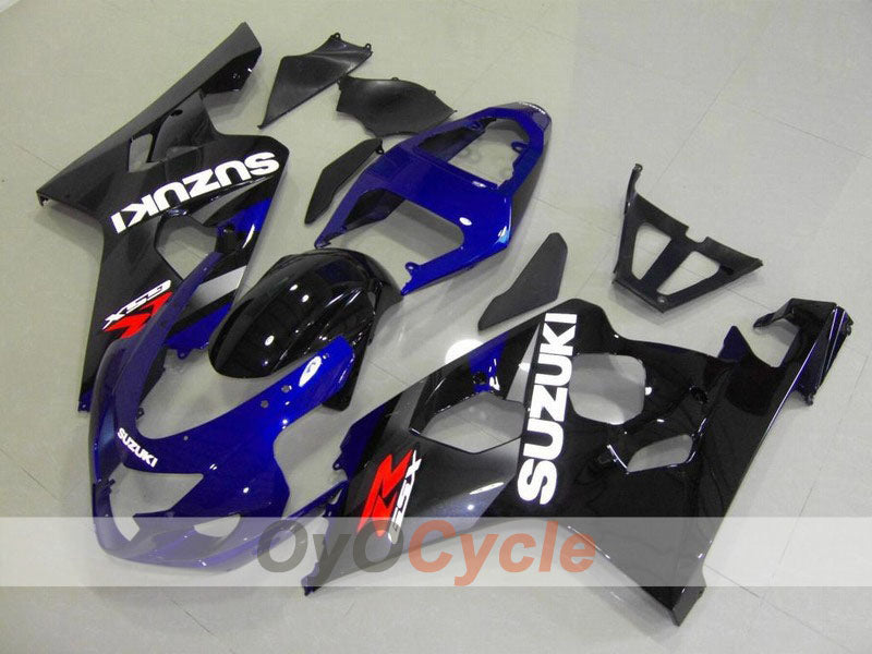Einspritz-Verkleidungssatz für GSXR600 04-05 - Blau, Schwarz - Werksdesign #OYO87901083 Hauptbild