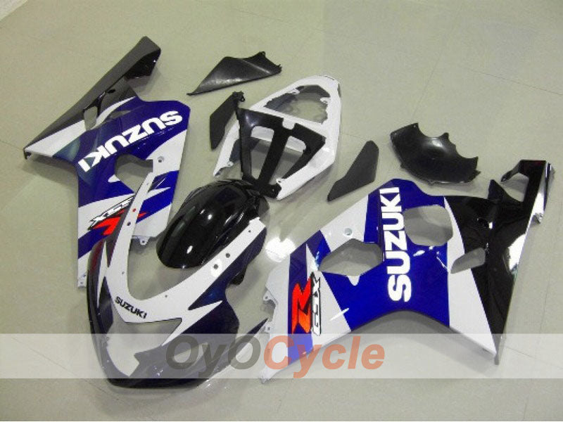 Einspritzverkleidungssatz für 04-05 GSXR600 - Blau, Weiß - Werksstil #OYO87901355 Hauptbild