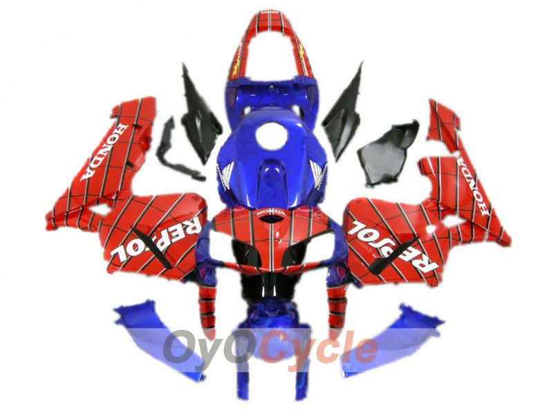 Verkleidungssatz für Einspritzung für CBR600RR 05-06 - Rot, Blau - Repsol #OYO87900328 Hauptbild