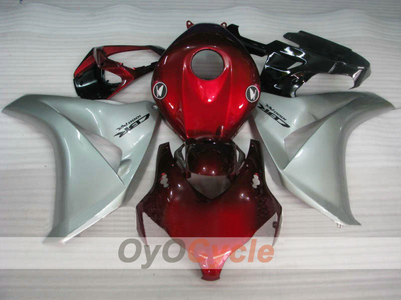 Einspritz-Verkleidungssatz für CBR1000RR 08-11 - Rot, Silber - Werksstil #OYO87900711 Hauptbild