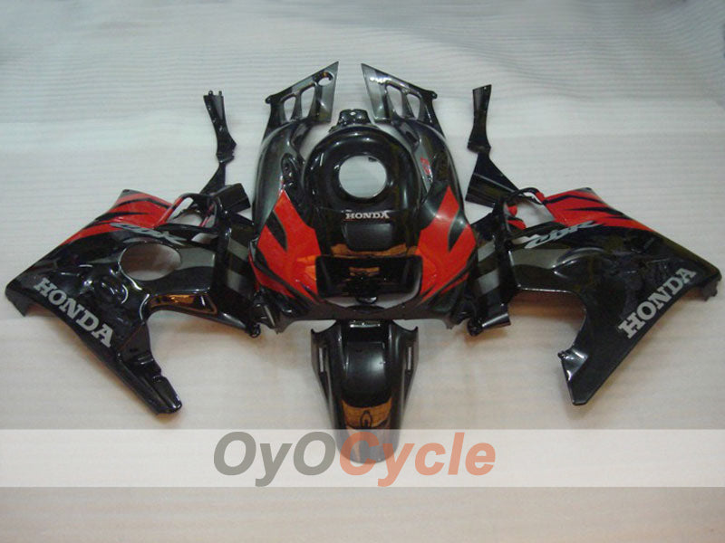 Verkleidungssatz für 91-94 Honda CBR600 F2 - Rot, Schwarz - Werksstil #OYO87903067 Zweitbild