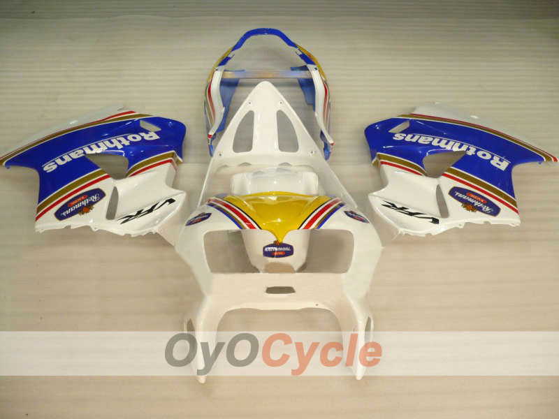 Verkleidungssatz für 98-01 VFR800 - Blau, Weiß - Rothmans #OYO87902942 Hauptbild