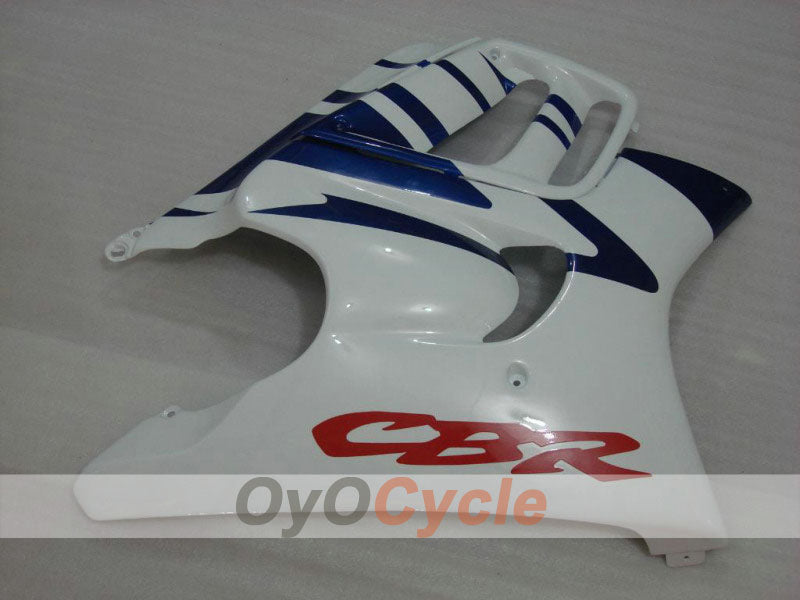 Verkleidungssatz für Einspritzmodelle der CBR600F3, 97-98 - Rot, Weiß - Werksstil #OYO87900094