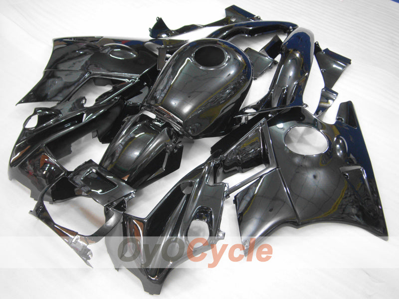 Verkleidungssatz für 91-94 Honda CBR600 F2 - Schwarz - Werksdesign #OYO87903052