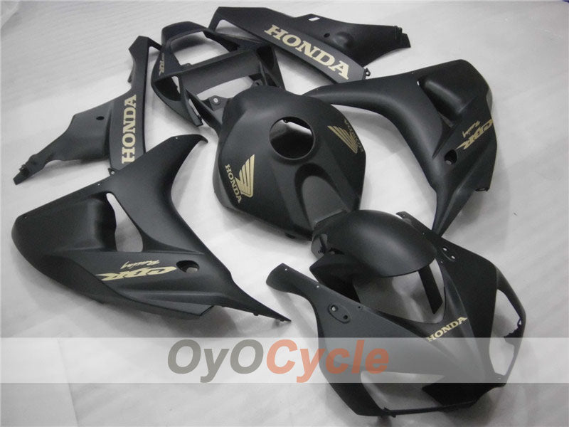 Spritzguss-Verkleidungssatz für CBR1000RR 06-07 - Schwarz, Matt - Werksstil #OYO87900628