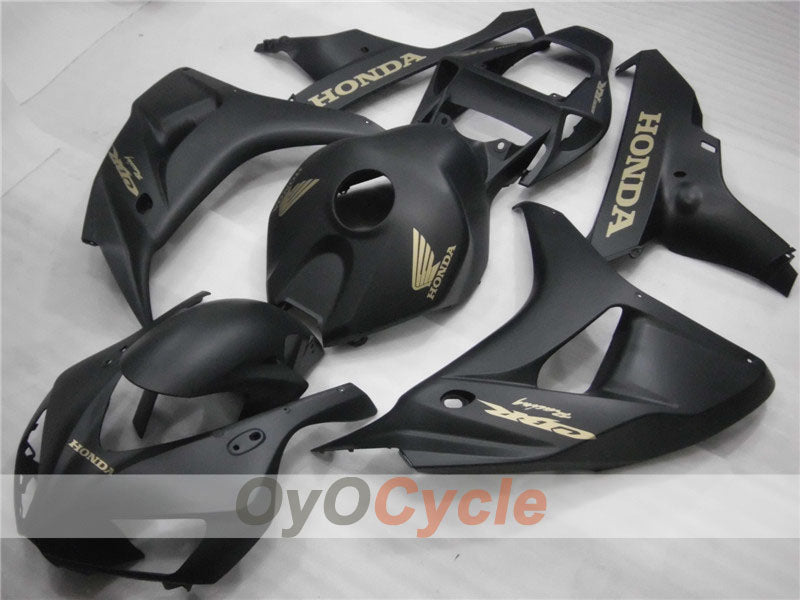 Spritzguss-Verkleidungssatz für CBR1000RR 06-07 - Schwarz, Matt - Werksstil #OYO87900628