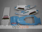 Einspritz-Verkleidungskit für GSX R600 06-07 - Blau, Schwarz - DUNLOP #OYO87901466