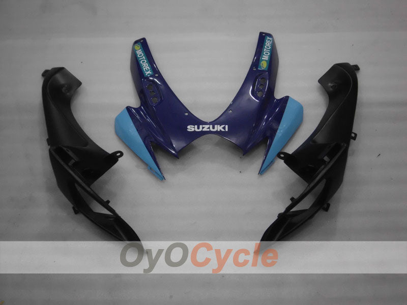Einspritz-Verkleidungskit für GSX R600 06-07 - Blau, Schwarz - DUNLOP #OYO87901466