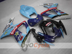 Einspritz-Verkleidungskit für GSX R600 06-07 - Blau, Schwarz - DUNLOP #OYO87901466