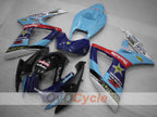Einspritz-Verkleidungskit für GSX R600 06-07 - Blau, Schwarz - DUNLOP #OYO87901466