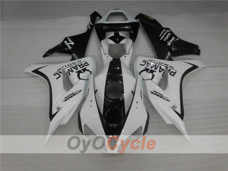 Einspritz-Verkleidungssatz für 06-07 CBR1000RR - Weiß, Schwarz - PRAMAC #OYO87900635 Hauptbild