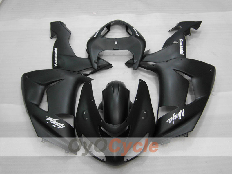 Verkleidungssatz für 06-07 NINJA ZX-10R - Schwarz, Matt - Werksdesign #OYO87901574