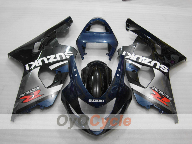 Einspritzverkleidungssatz für 04-05 GSXR600 - Schwarz, Grau - Werksdesign #OYO87901210 Hauptbild