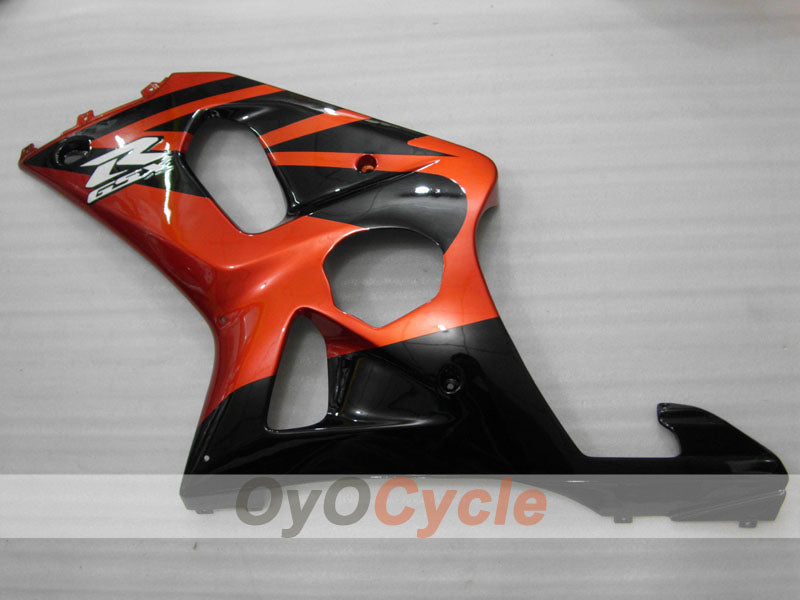Einspritzverkleidungssatz für GSX R1000 00-02 - Orange, Schwarz - Werksstil #OYO87905220