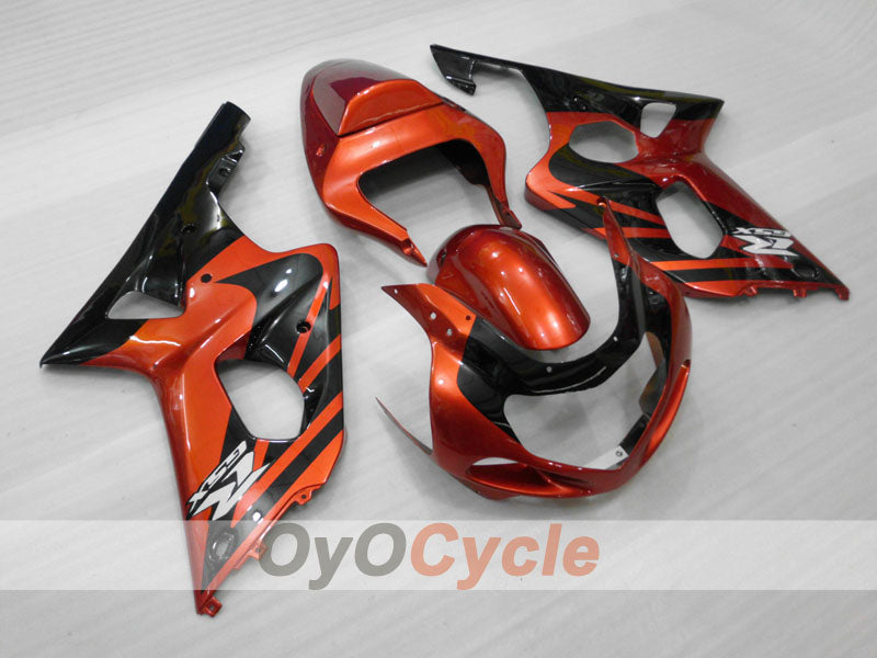 Einspritzverkleidungssatz für GSX R750 00-03 - Orange, Schwarz - Werksstil #OYO87905174 Hauptbild
